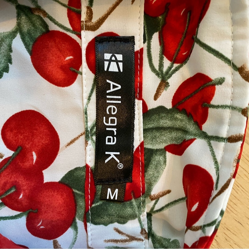 Allegra K Cherry Pattern Shirt - Picture 2 of 2
